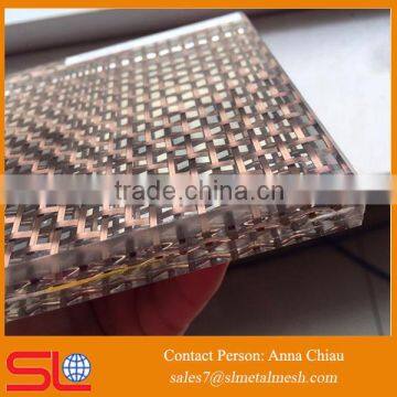 Partition Wall Decoration Laminated Glass Metal Mesh Screen Mesh photo-3