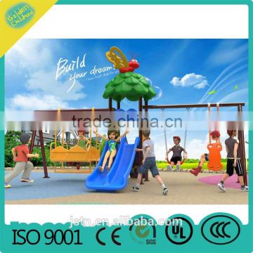 Newest design swing children park outdoor playground with slide