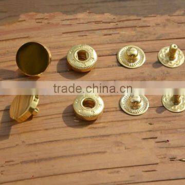Sedex Audited Factory 2 Pillar Flat Cap Metal Popper Press Snap Studs Button photo-2