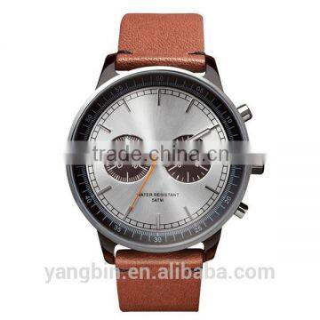 Hot Design Genuine Leather Quartz Italian Design Watches photo-2
