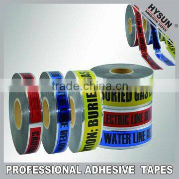 detectable aluminum foil warning tape