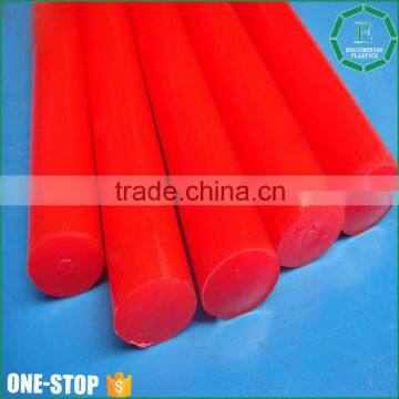 Plastic products manufacturer custom materials plastic bar red polyurethane PU Bar PU Rod