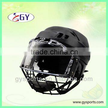 PP TPU ice hockey helmet with stainless cage and visor