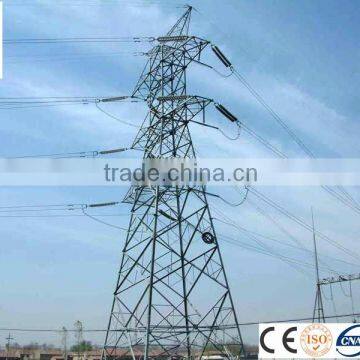 Galvanized high volage steel polygon electric poles