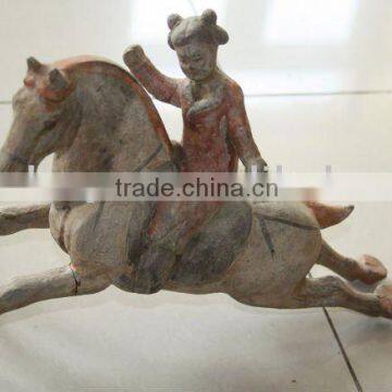 Pottery Horse home decor Chinese antique one