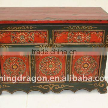 Hand painted furniture Tibetan style