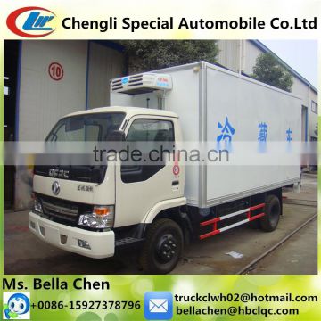 Ice Cream Ttransportation Reefer Truck, -5 to -20 degree New DONGFENG Reefer Van on sale