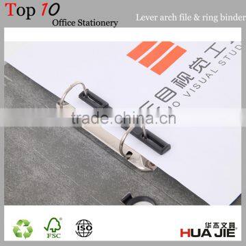PVC Cardboard Lever Arch File Folder 2 Ring Binder photo-2