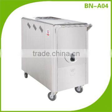 Cosbao industrial steamed vermicelli roll warmer trolley/food service trolley (BN-A04)