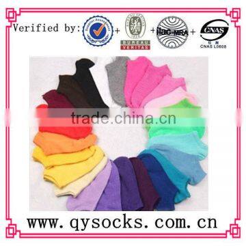 Custom colourful unisex comfortable ankle sock with cotton