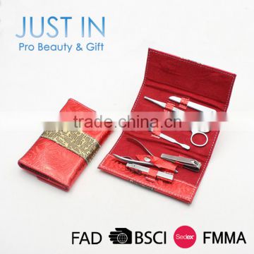 Good Quality Luxury Custom Logo Printed Promotion Ladies Manicure Set,Zinger Manicure Set