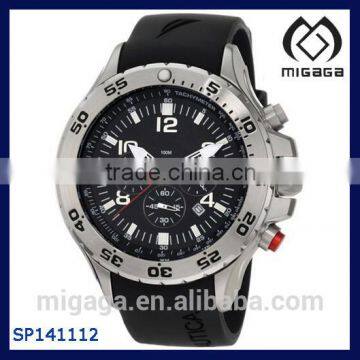 chronograph subdials date window multi-function dial watch