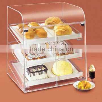 acrylic bread food display box