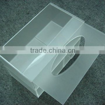 wholesales acrylic tissue box using in home or hotel