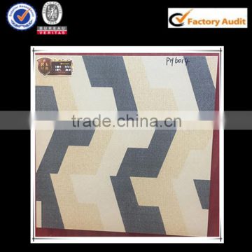 Latest decorative materials 3d leather floor tiles 60x60