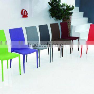 PU/PVC Simpe modern dining chair