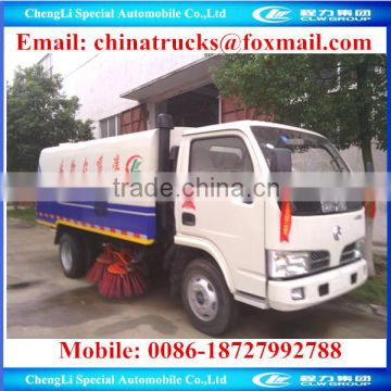 Famous dongfeng price of road sweeper truck