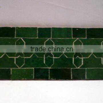 Moroccan border mosaic tile