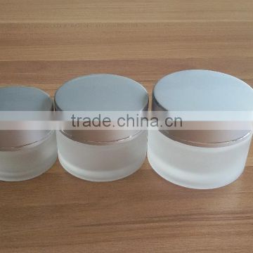 10ml/15ml/30ml Cosmetic Frosted Glass Empty Cream Jar