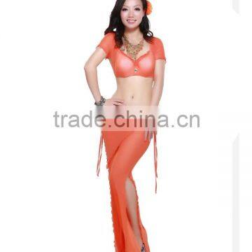 New Style Sexy Women Arabian Dress Costumes With Mesh Fabric