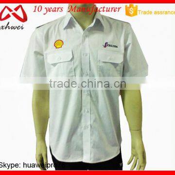 Hot selling custom worker uniforms customs shirt for men