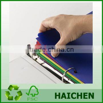 Manufacture Large Capacity PP 3 Ring Binders photo-3