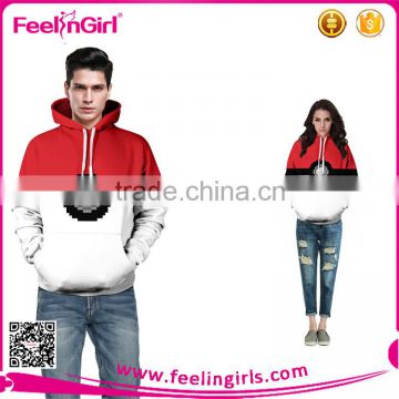 wholesale hooded couple lover sweatshirt long sleeve