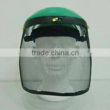 2016 headgear helmet face visor protective PP headgear face visor with safety helmet manufacturer