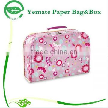 high ending luxury handmade new cosmetic suitcase shaped mac makeup beauty case box