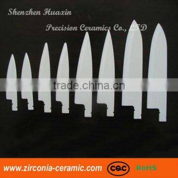 Zirconia ceramics chef knife blade