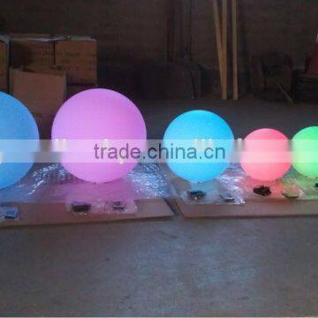 large PE plastic sphere LED ball