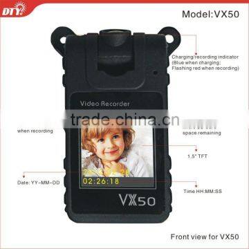 1 ch sd card mini dvr with 1.44 inches LCD display ,VX50