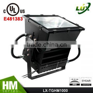 UL approved led project light 1000w with 5 years warranty