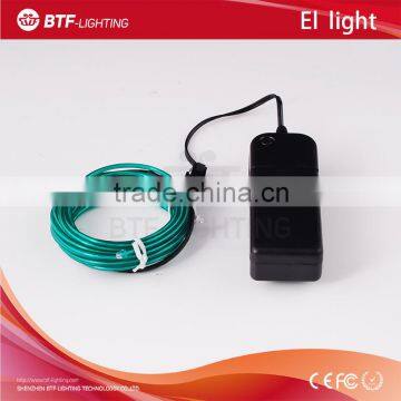 El light 3m Green color Neon light Rope Tube for Car Party with controller