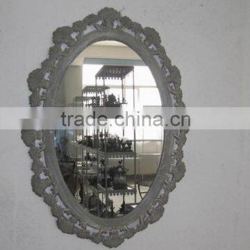 110703WE Oval decorative venetian metal wall mirror