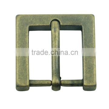 Wholesale eco friendly square antique metal zinc alloy strap buckle pin buckle for bags