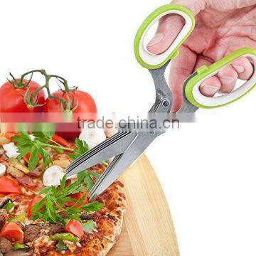 Kitchen 5 Blades Herb Scissors,3 Blades Scissors