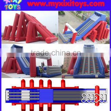 XIXI 2016 High Quality Commercial Grade Adult Giant 4 Lanes Inflatable Slides