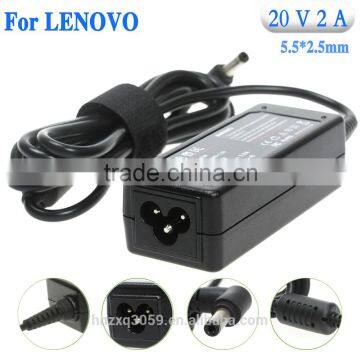 NEW High quality laptop adapter 20v 2A Cheap price for lenovo IdeaPad