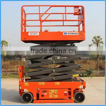 Self-propelled hydraulic aerial scissor lift platform made in china