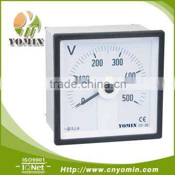 Manufacturer Cheap Price DG-V96 Direct Input AC Voltmeter ,Voltage Meter Analog Panel Meter 96*96 /