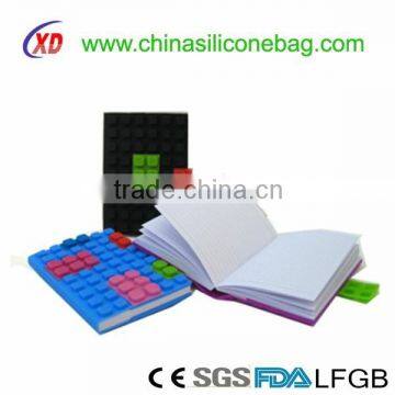 Hot selling silicone notebook cover/silicone book case with factory price