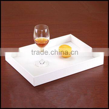 Sheng Rende High Quality Home Office Leather Rectangular Storage Disc Fruit Plate Beverage Tray Storage Tray photo-3