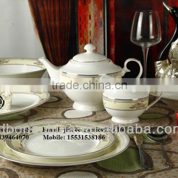 coffee tea pot sugar creamer royal porcelain bone china ceramic dinnerware dinner set