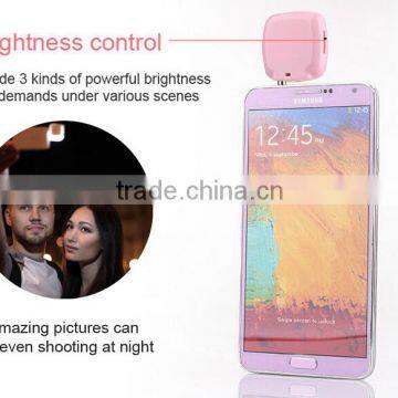Mini 16 LED Flash lights for Camera Phone Mobile Multiple Photography Selfie Sync Fill Flashight + Charge Cable