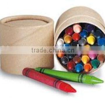 30pcs different color crayons in paper can