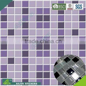 BSCI factory audit eco-friendly UV printing crystal custom waterproof sticker wall tiles