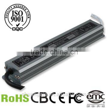 Water resistent 30W 12 dc power supply aluminum shell super