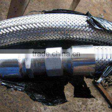 Accurate flexible metal gas connection hose for industrial use