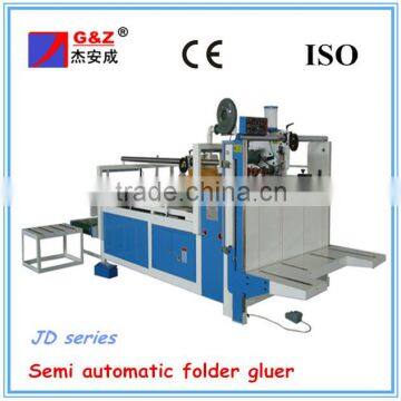 JD series semi automatic folder fluer for carton box